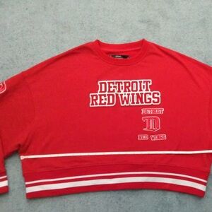 Detroit Red Wings Red Crewneck Sweatshirt
